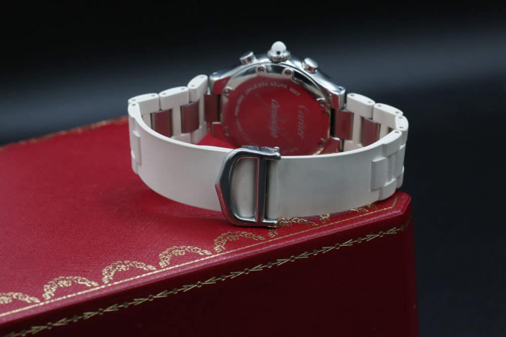 cartier 2424 White 21  36mm  21 Chronoscaph - Image 5