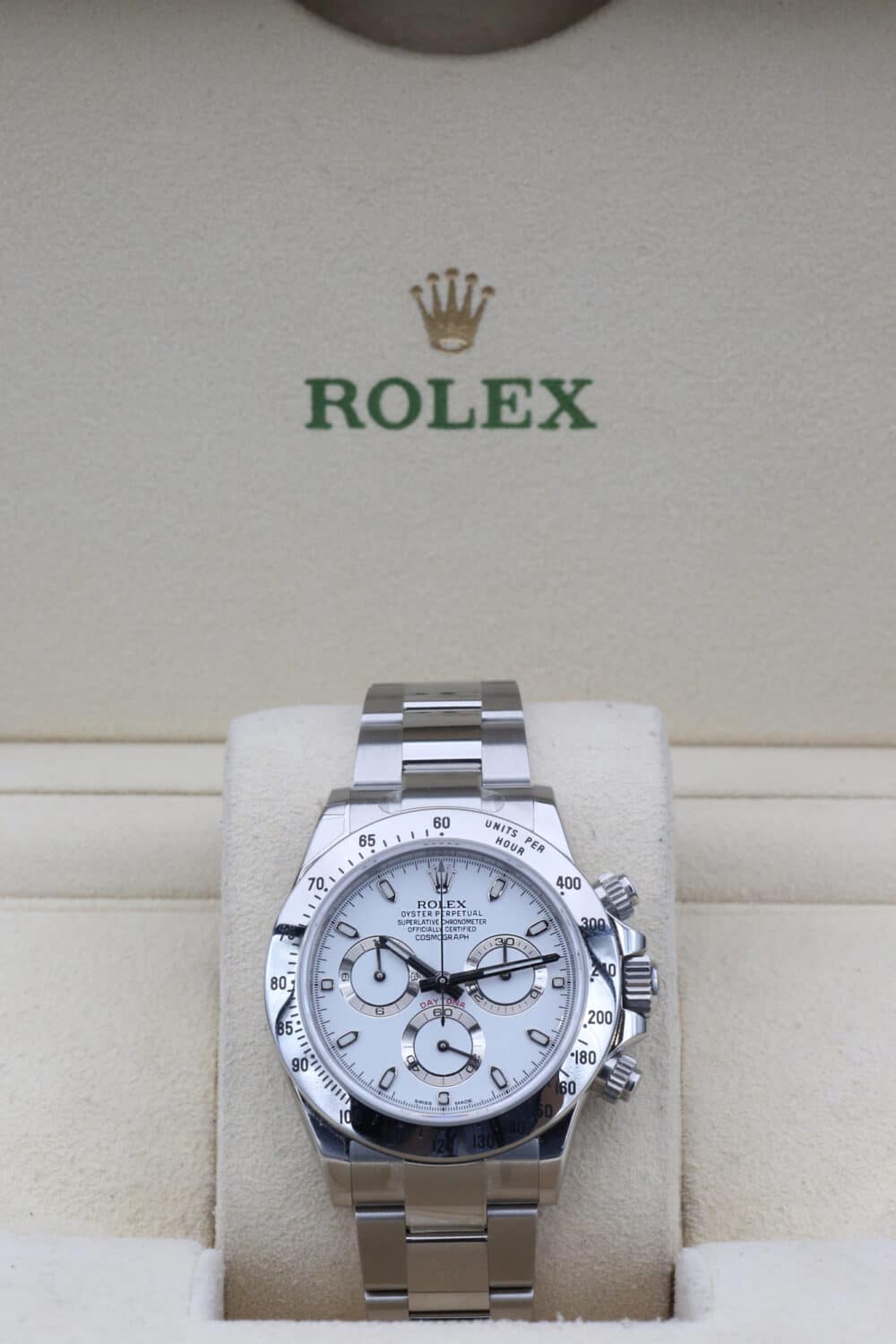Rolex Daytona116520 White 40mm 2016 "Full Factory Stickers" - Image 3