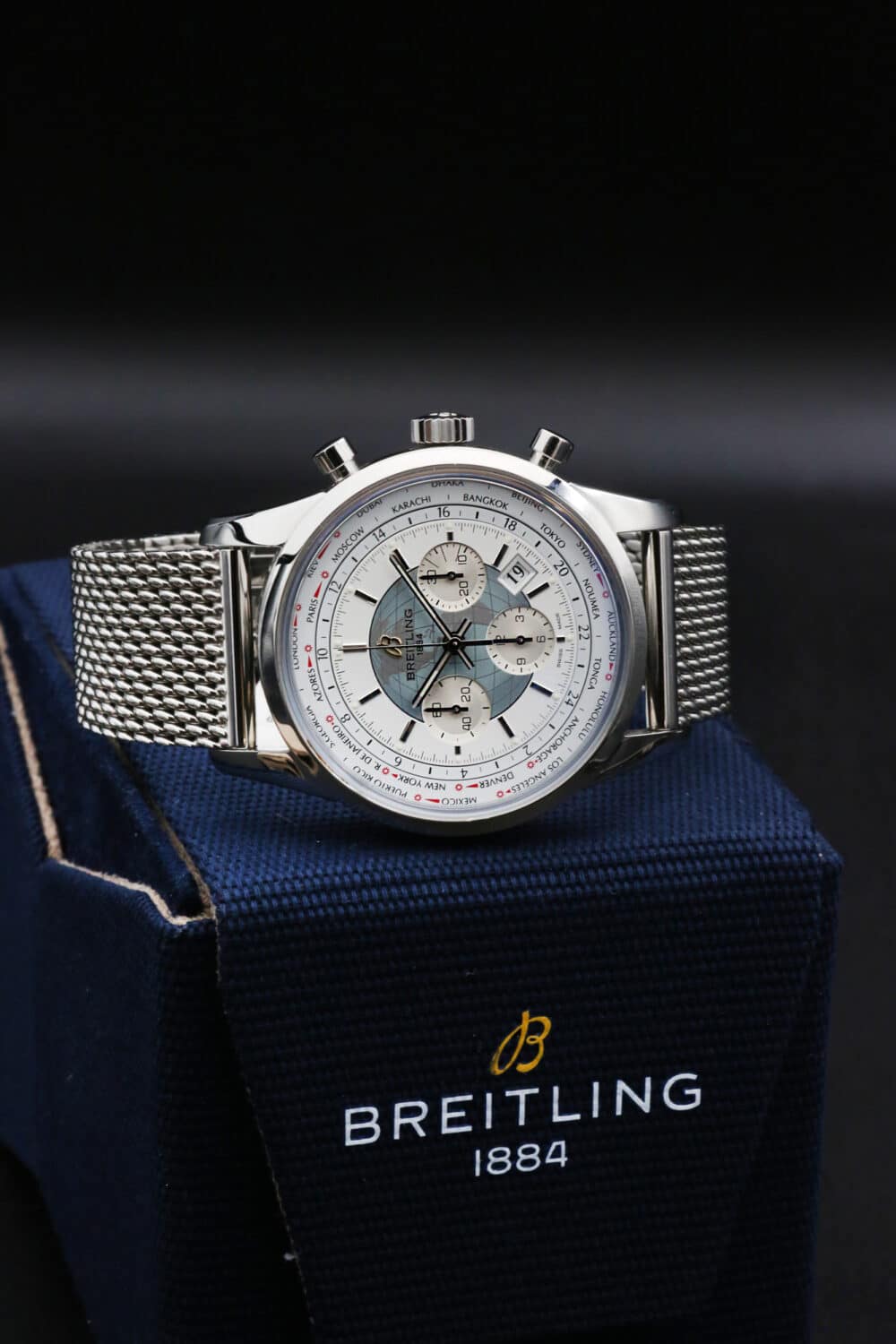 breitling AB0510U0/A732 Polar White TRANSOCEAN CHRONOGRAPH UNITIME 46mm 2022 - Image 4