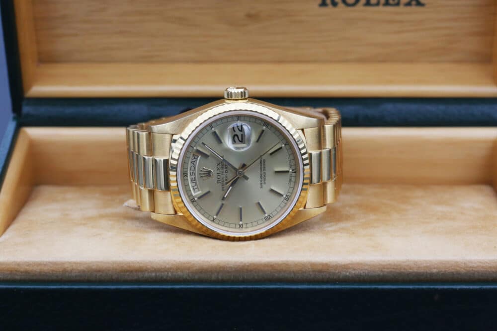 Rolex 18038 Champagne DAYDATE 36mm 1986