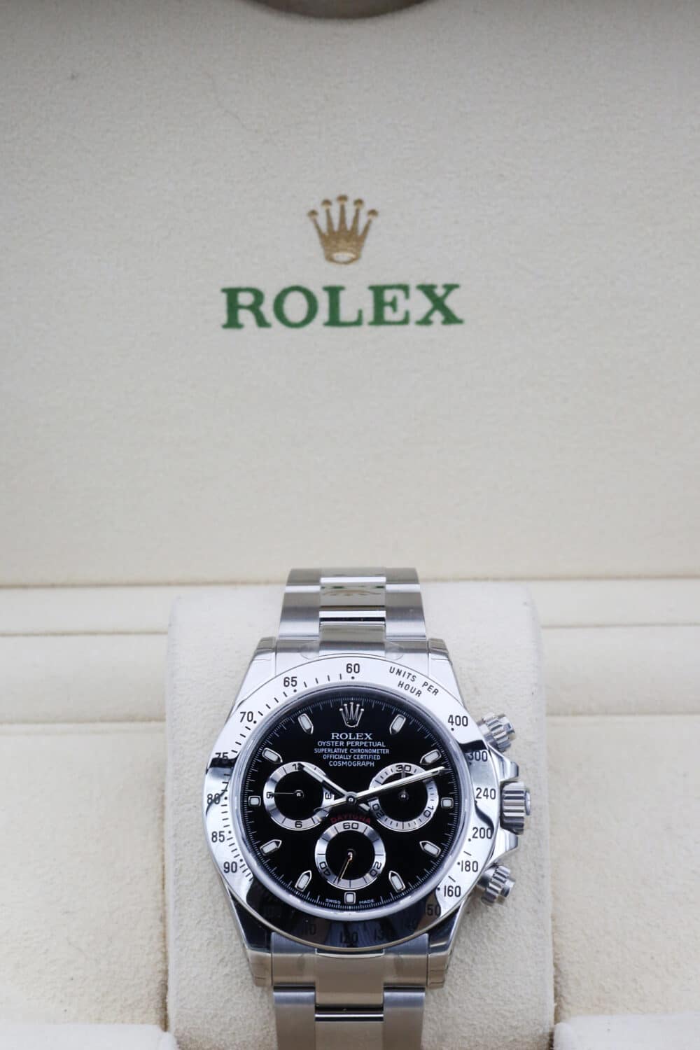 Rolex Daytona116520 Black 40mm 2012 "Full Factory Stickers" - Image 6