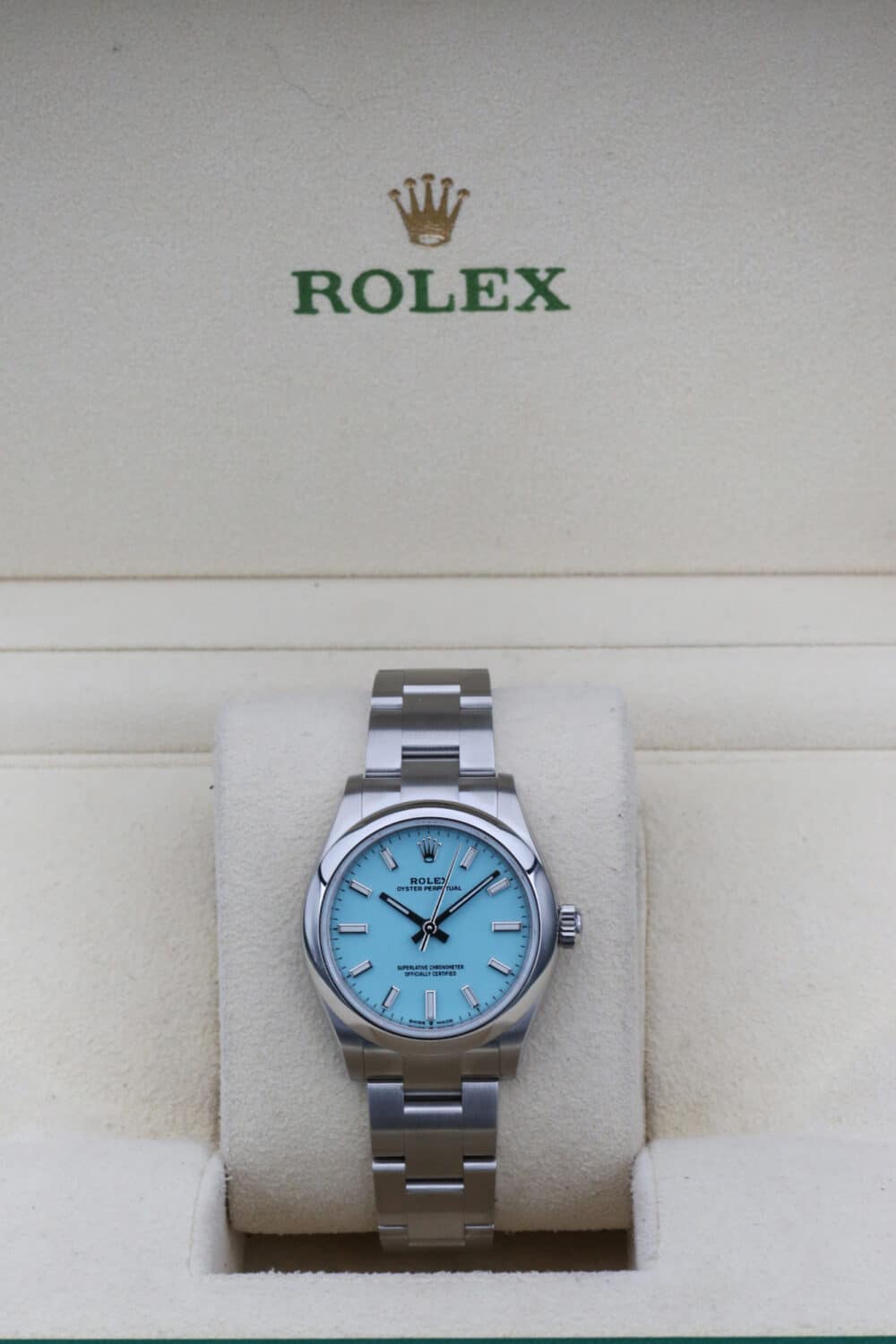 Rolex 277200 Tiffany Blue OYSTER PERPETUAL  31mm 2023 - Image 2