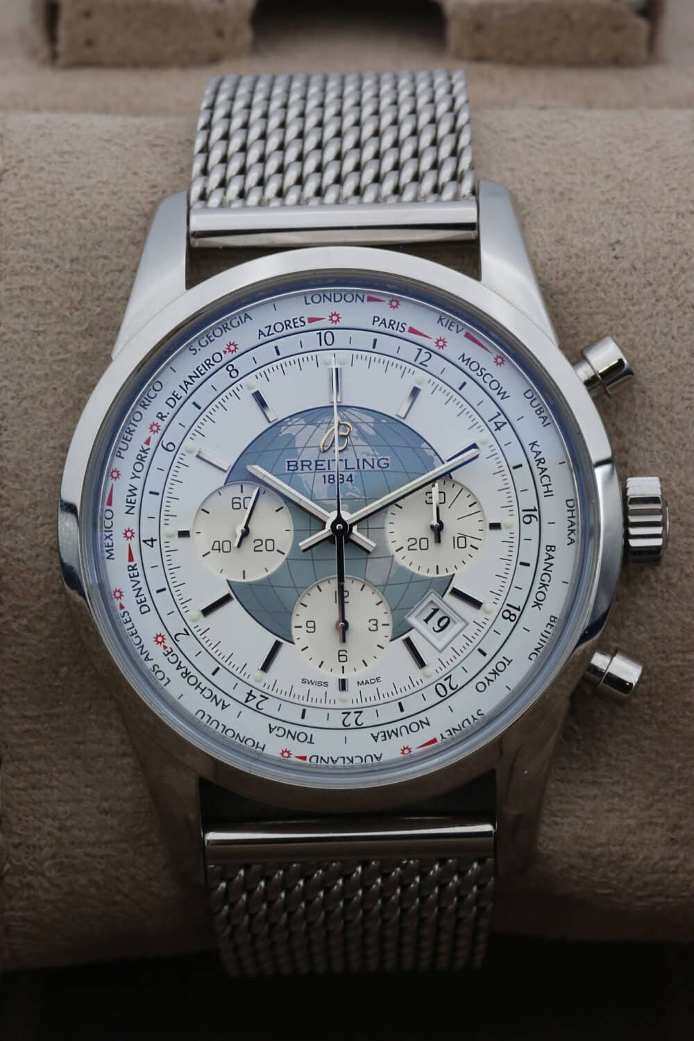 breitling AB0510U0/A732 Polar White TRANSOCEAN CHRONOGRAPH UNITIME 46mm 2022 - Image 3