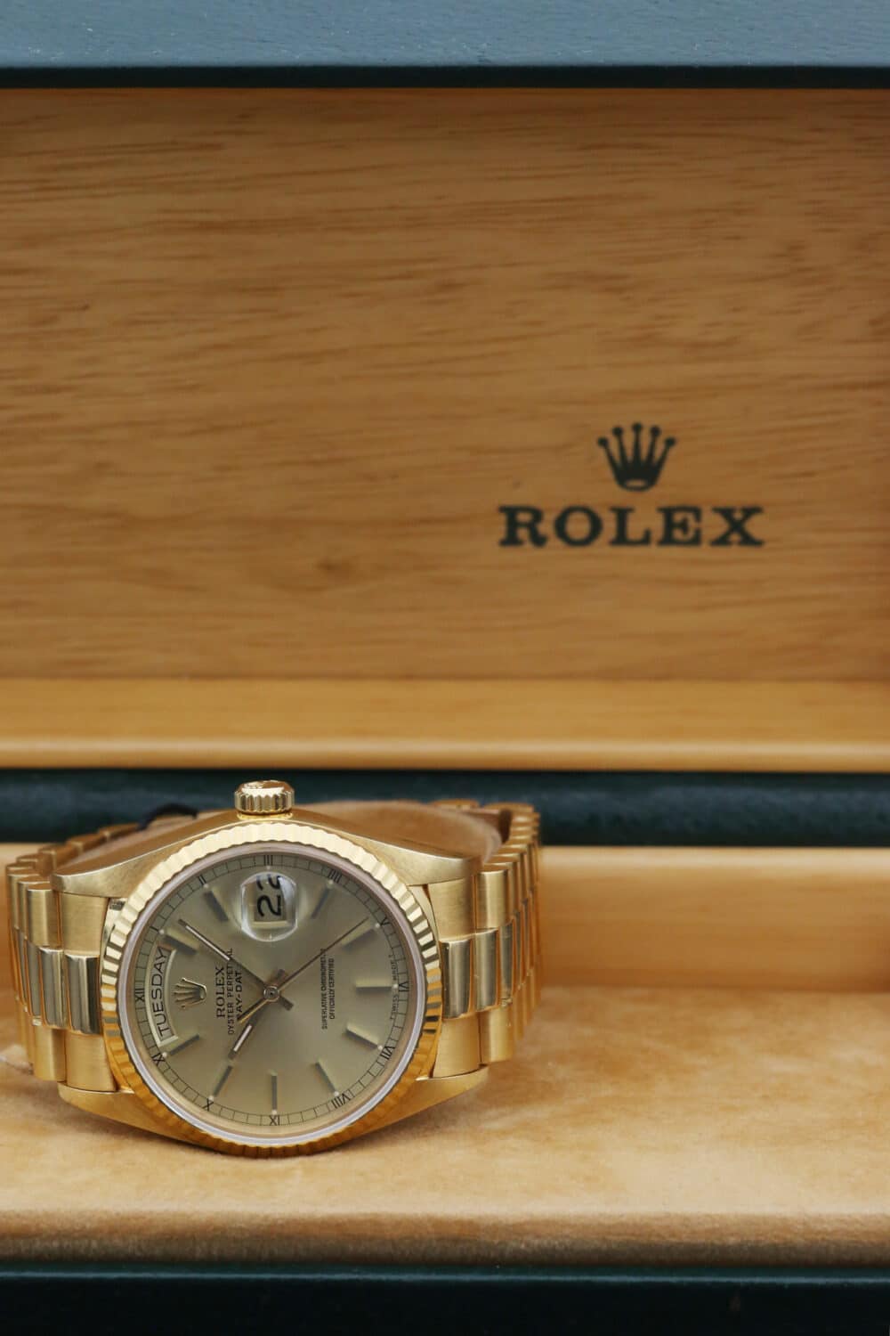 Rolex 18038 Champagne DAYDATE 36mm 1986 - Image 5