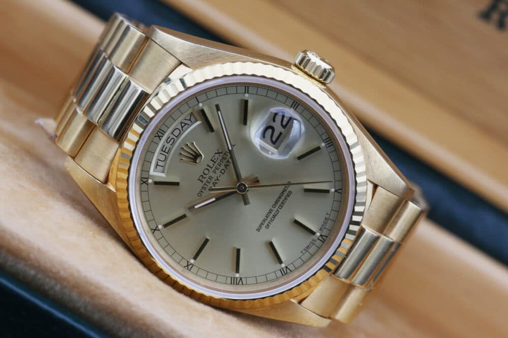 Rolex 18038 Champagne DAYDATE 36mm 1986 - Image 2