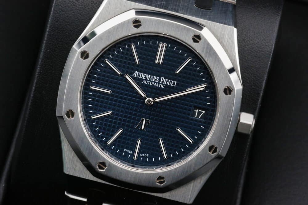 Audemars Piguet 15202ST Blue JUMBO  39mm 2020 - Image 3