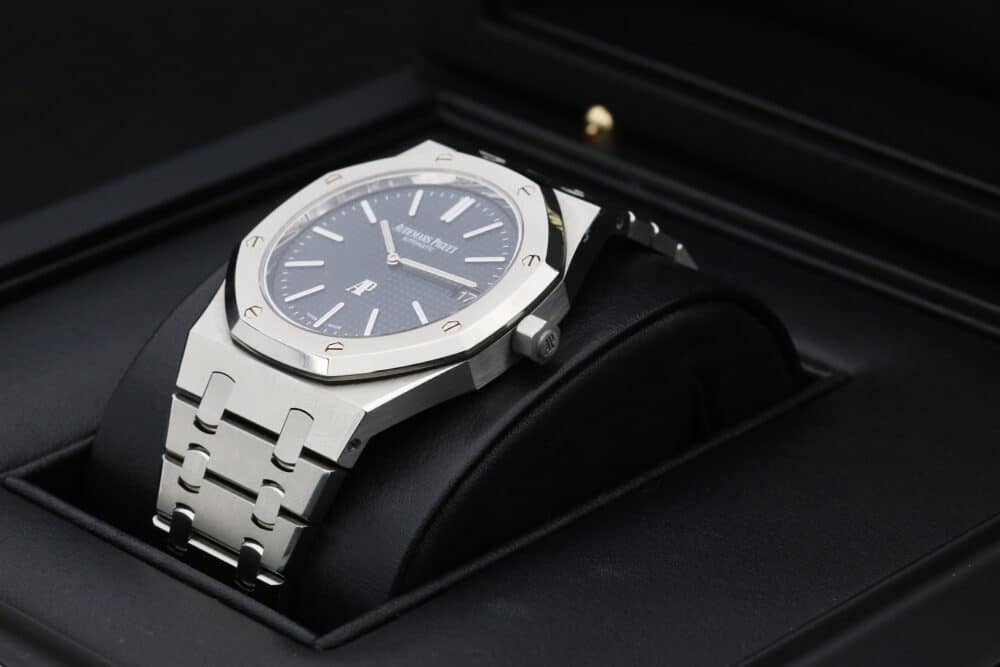 Audemars Piguet 15202ST Blue JUMBO  39mm 2020 - Image 6