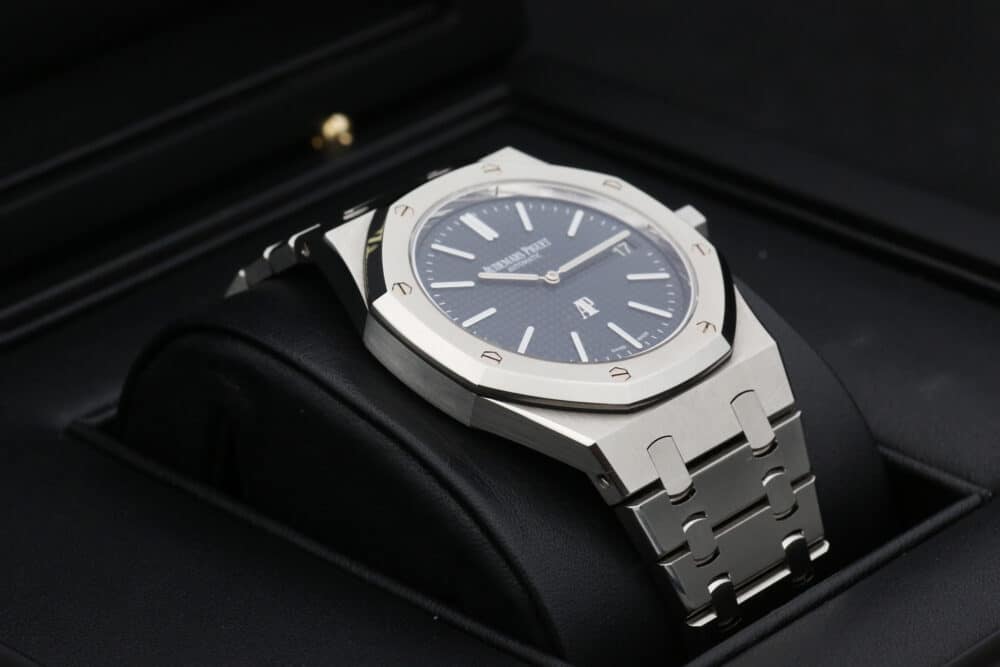 Audemars Piguet 15202ST Blue JUMBO  39mm 2020 - Image 7