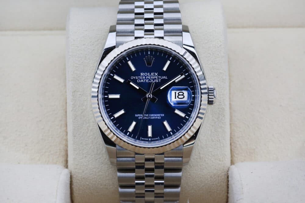 Rolex 126234 Blue Index DATEJUST 36mm 2023