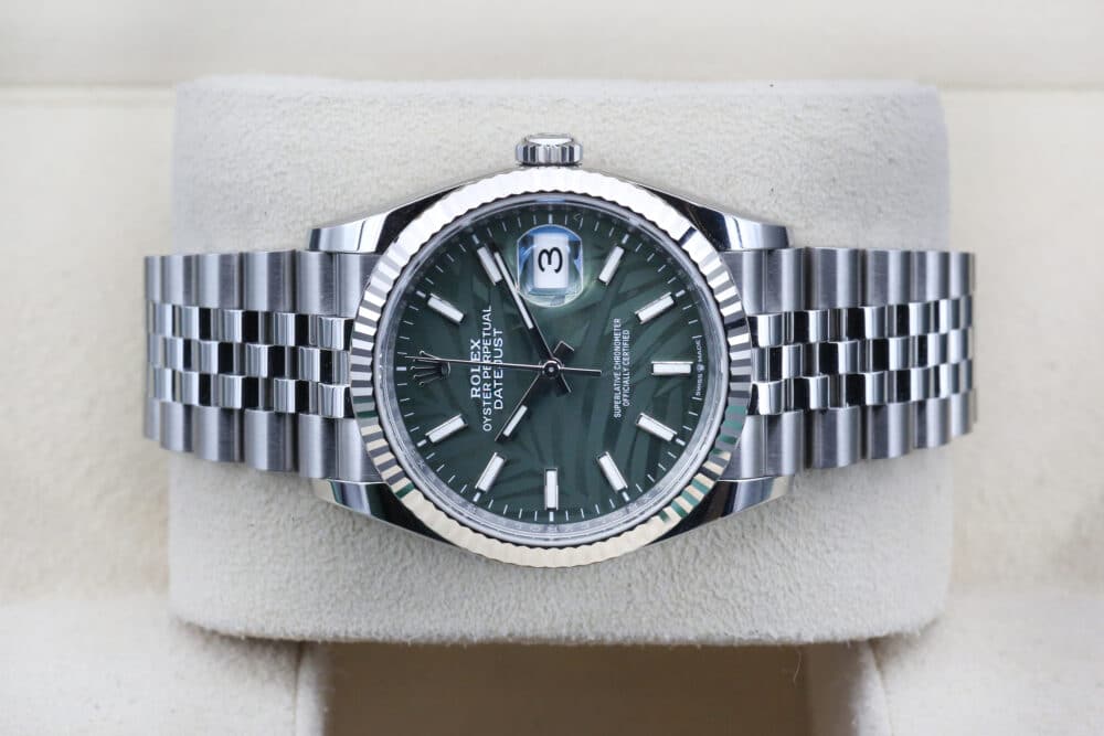 Rolex 126234 Palm Dial DATEJUST 36mm 2023 - Image 3