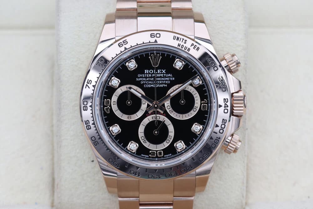 Rolex 116505 Black/ Diamond DAYTONA  40mm 2022