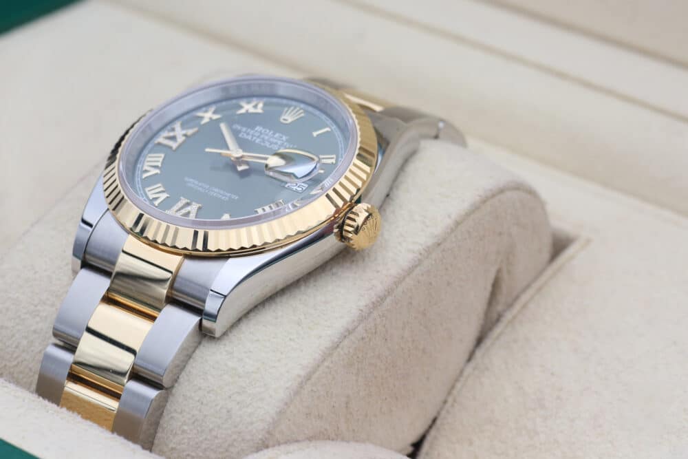 Rolex 126233 Green Roman DATEJUST  36mm 2023 Diamond 6 & 9 - Image 6