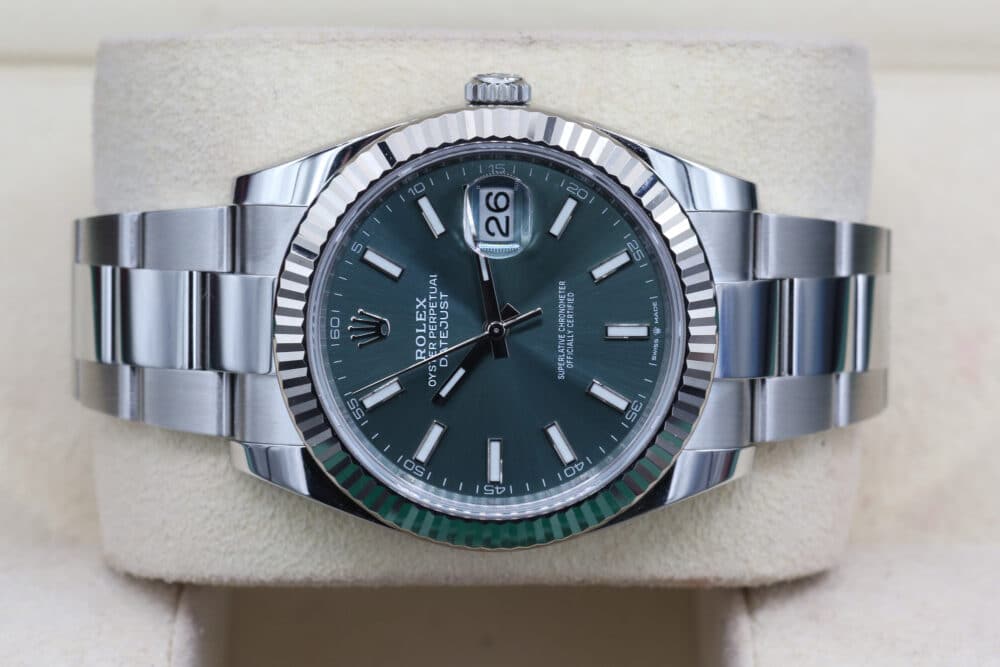 Rolex 126334 Mint Green DATEJUST 41mm 2024 - Image 4