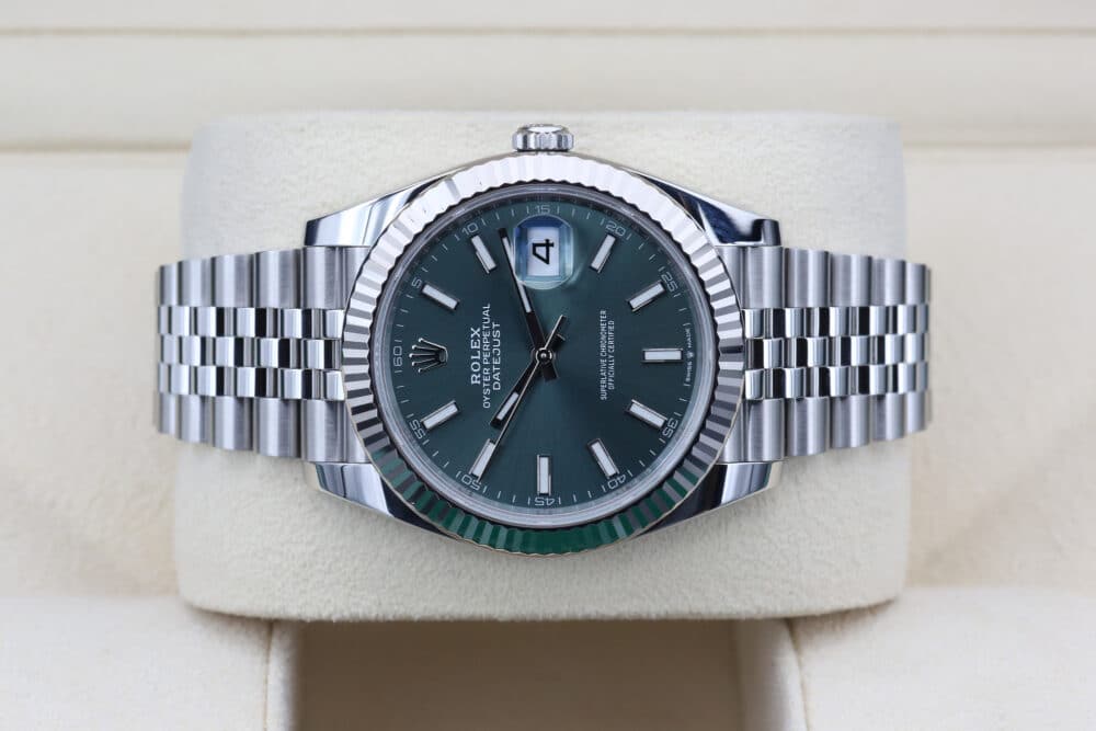Rolex 126334 Mint Green DATEJUST 41mm 2024 - Image 4