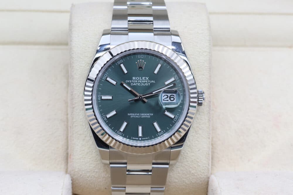 Rolex 126334 Mint Green DATEJUST 41mm 2024