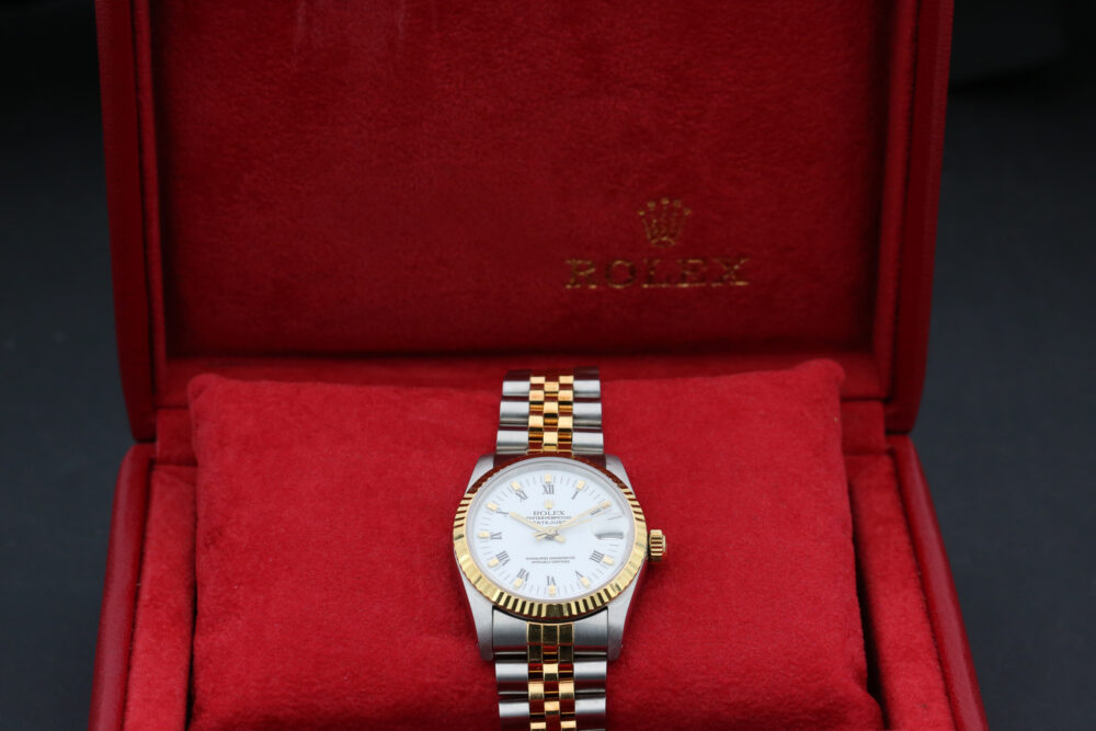 Rolex 68273 White DATEJUST 31mm 1987 - Image 4
