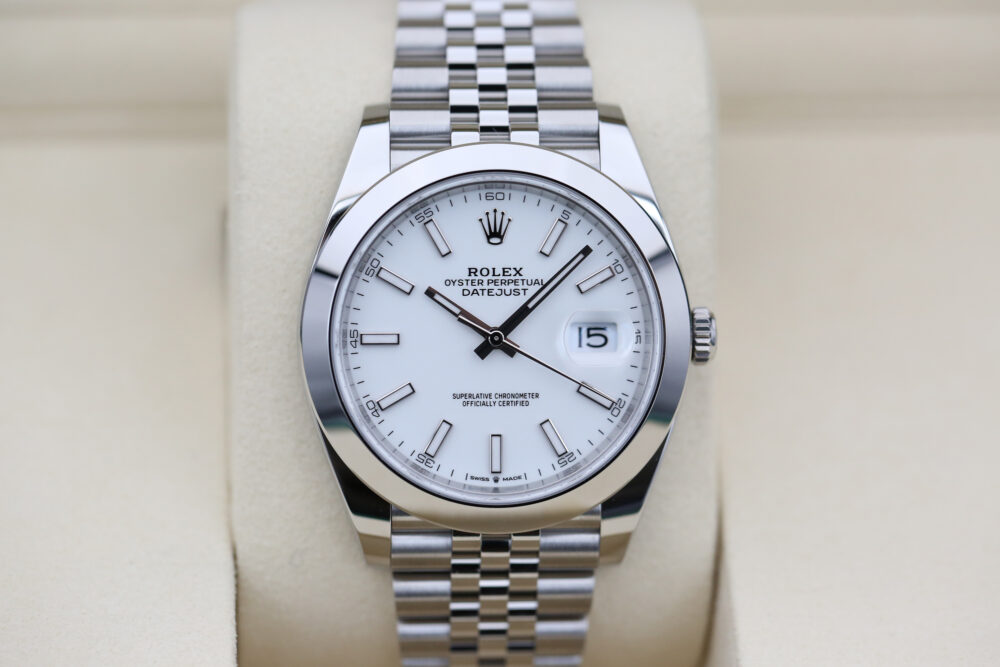 Rolex 126300 White Index DATEJUST 41mm 2025