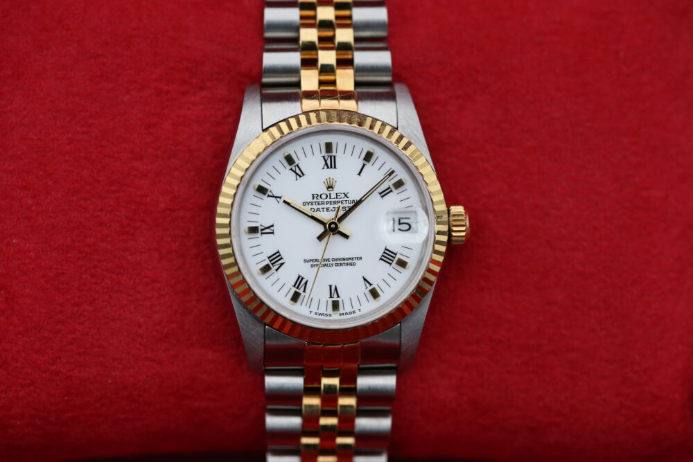Rolex 68273 White DATEJUST 31mm 1987