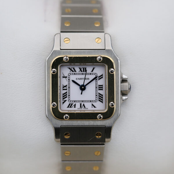Cartier Santos Galbee White 1170902 24mm 1995