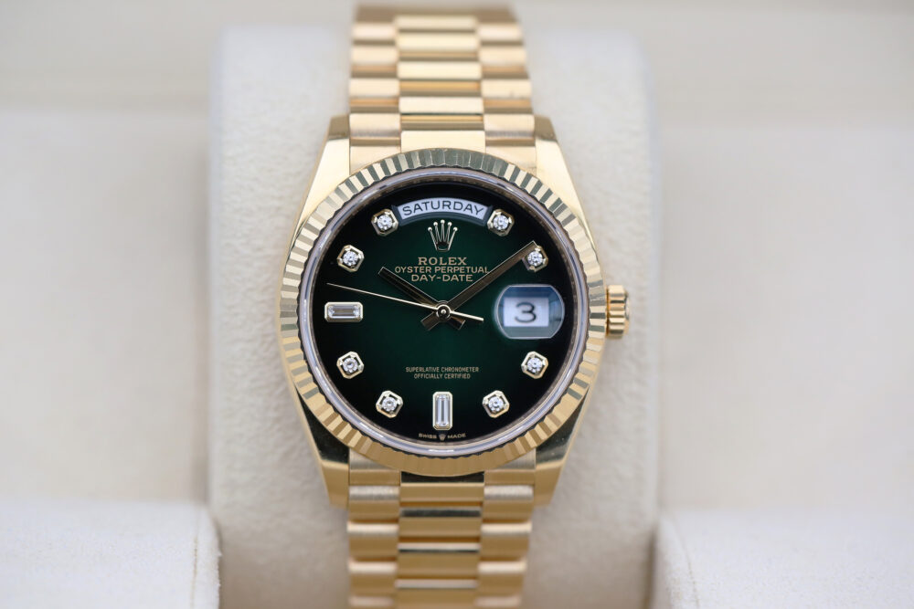 Rolex 128238 Green Ombre DAY-DATE 36mm 2021
